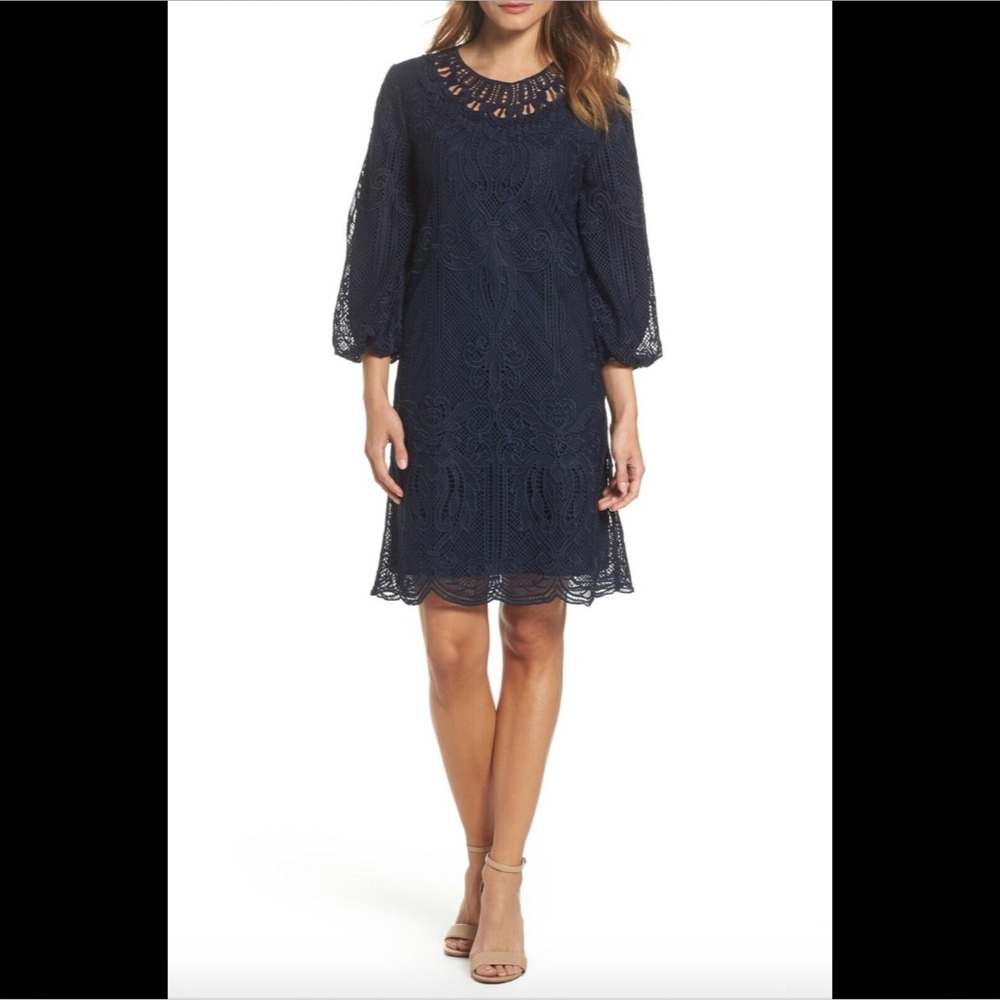 NWT Kobi Halperin Kandace Lace Shift‎ Dress